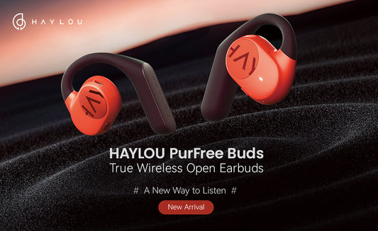 Haylou PurFree Buds OW01 Wireless Headphones, Best Open-ear Gym Headphones