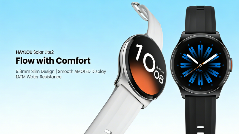 HAYLOU Announces Solar Lite 2, Coming Soon: A Smarter, Lighter Way to Live