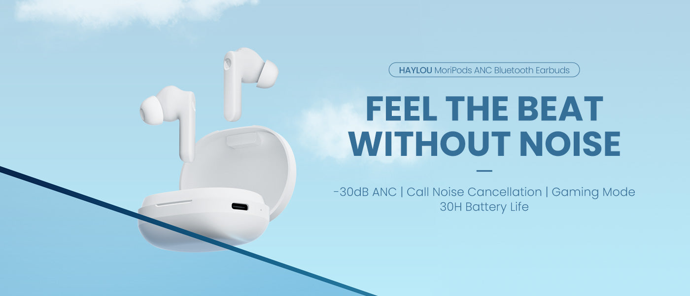 HAYLOU MoriPods ANC Earbuds with DSP Call Noise Cancellation Technolog – Haylou